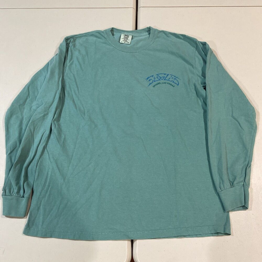 OFFICIAL Eagles Live At Las Vegas Sphere 2 Sided Long Sleeve Shirt Unisex L